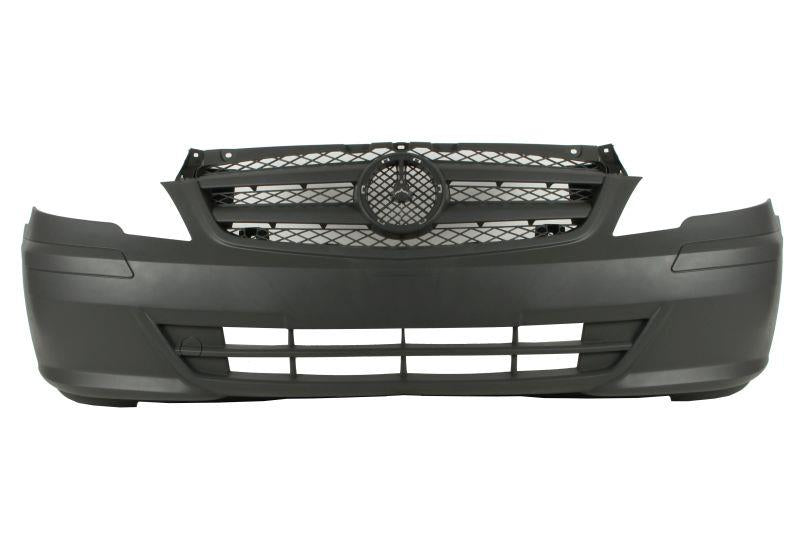 MERCEDES VITO W639 2010 - 2015 FRONT BUMPER TEXTURED BLACK NO PDC HOLES NEW