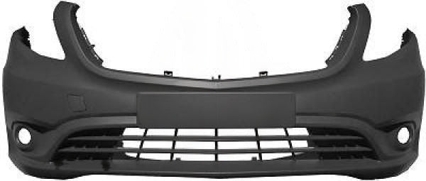 MERCEDES VITO 2015 ON FRONT BUMPER PRIMED SMOOTH WITHOUT PARKING SENSORS