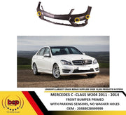 MERCEDES C-CLASS W204 2011-2014 FRONT BUMPER PRIMED WITH PARKING SENSOR HOLES