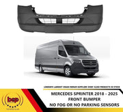 MERCEDES SPRINTER FRONT BUMPER 2018 - 2024 TEXTURED INSURANCE APPROVED NEW