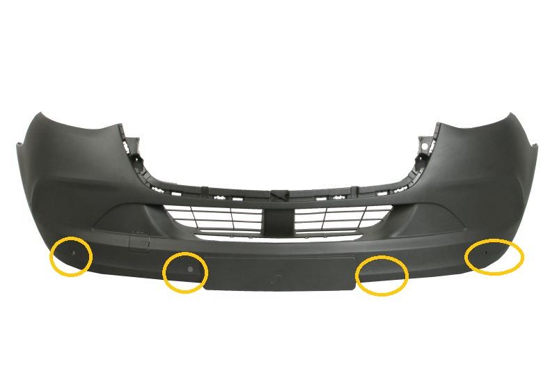 MERCEDES SPRINTER 2018 ONWARDS FRONT BUMPER WITH PARKING SENSOR HOLES