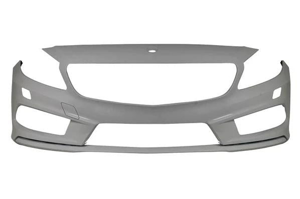 MERCEDES A CLASS 2012 – 2015 FRONT BUMPER PRIMED NO PARKING SENSOR WITH WASH HOLES