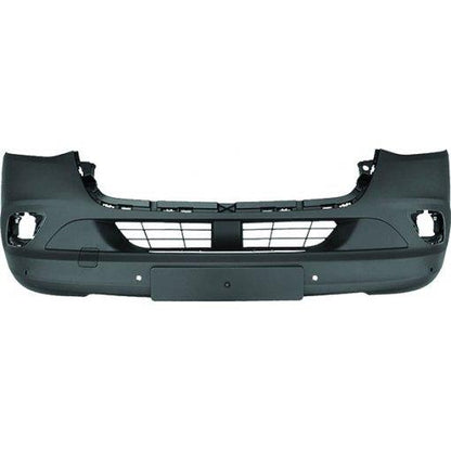 MERCEDES SPRINTER 2018 ON FRONT BUMPER BLACK WITH FOG & PARKING SENSOR HOLES