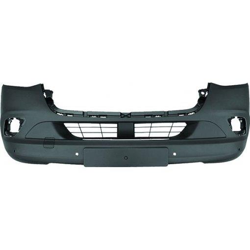 MERCEDES SPRINTER 2018 ON FRONT BUMPER BLACK WITH FOG & PARKING SENSOR HOLES