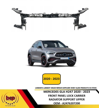 MERCEDES GLA H247 2020 - 2023 FRONT PANEL UPPER MOUNTING LOCK RADIATOR SUPPORT