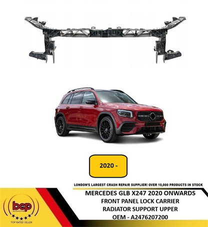 MERCEDES GLA X247 2020 ONWARDS FRONT PANEL UPPER MOUNTING LOCK RADIATOR SUPPORT