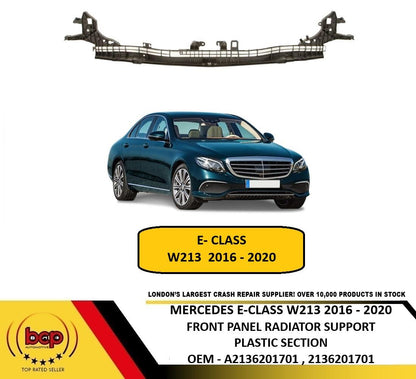 MERCEDES E CLASS W213 2016 - 2020 FRONT BUMPER MOUNTING RADIATOR SUPPORT BRACKET
