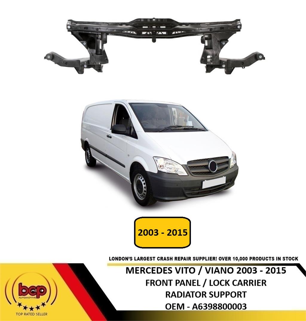 MERCEDES VITO VIANO W639 2003 - 2015 FRONT SLAM PANEL LOCK CARRIER SUPPORT NEW