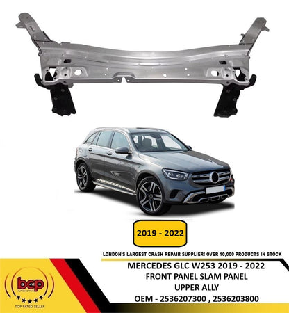MERCEDES GLC 2019 - 2022 FRONT PANEL SLAM PANEL UPPER RADIATOR SUPPORT ALLY