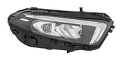 MERCEDES A CLASS W177 2018 - 2023 HEADLIGHT HALOGEN LED DRL DRIVER SIDE  HELLA