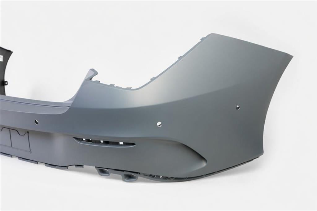 MERCEDES CLA W118 X118 2019 - 2024 REAR BUMPER PRIMED WITH PDC AND ASSIST HOLES