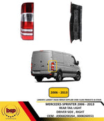 Load image into Gallery viewer, MERCEDES SPRINTER 2006 - 2013 REAR LIGHT TAIL LAMP RIGHT DRIVERS SIDE OFFSIDE
