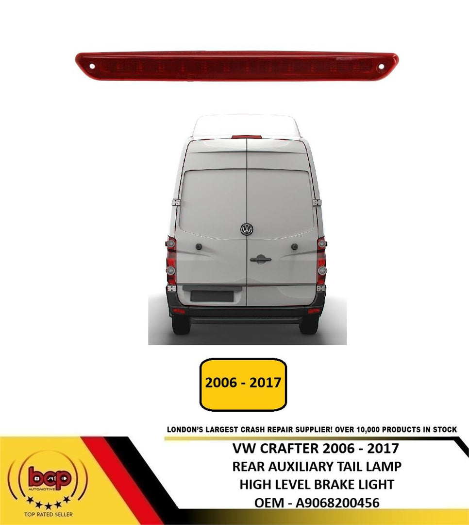 VW CRAFTER 2006 - 2017 REAR AUXILIARY HIGH LEVEL TOP ADDITIONAL BRAKE LIGHT LED