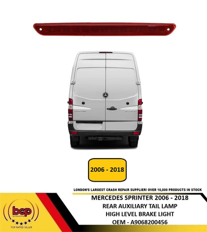 MERCEDES SPRINTER 2006 - 2018 REAR AUXILIARY HIGH LEVEL ADDITIONAL BRAKE LIGHT