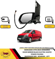 MERCEDES VITO W447 2015 - 2019 DOOR WING MIRROR ELECTRIC POWER FOLDING LEFT