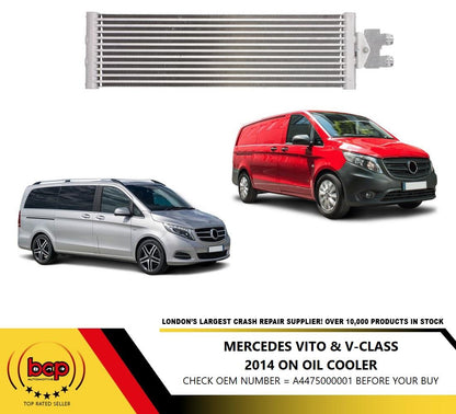 MERCEDES  VITO W447 OIL COOLER 109CDI 111CDI 114CD 2014 - 2018 A4475000001