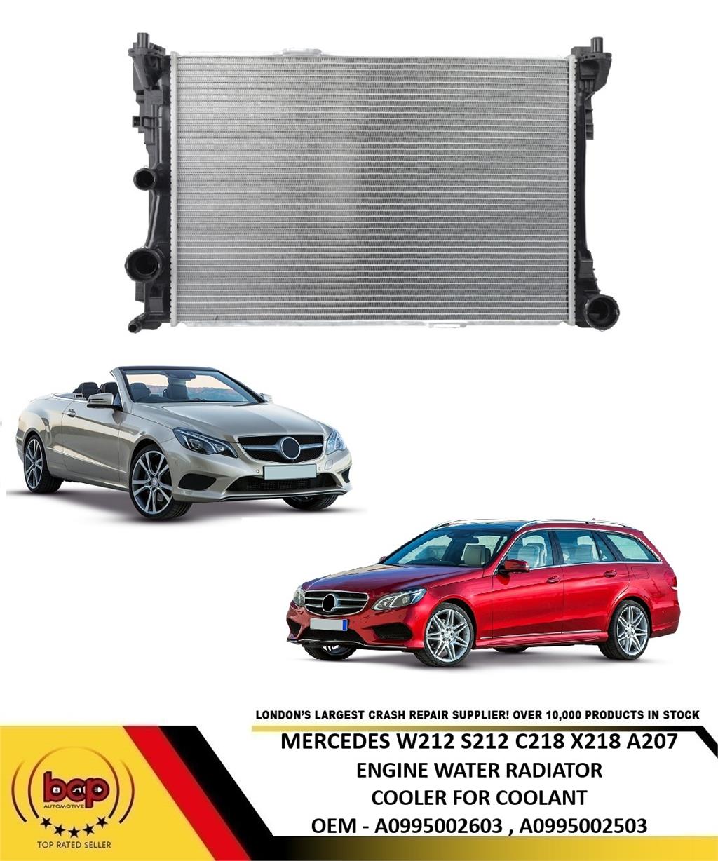 MERCEDES W212 S212 C218 X218 A207 C207 R172 ENGINE COOLANT RADIATOR A0995002603