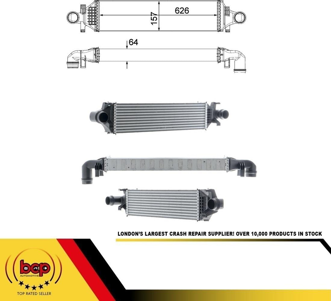 MERCEDES A CLASS W176 2012 - 2018 INTERCOOLER CHARGE AIR COOLER TURBO RAD