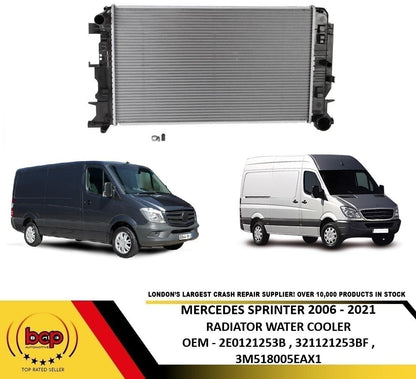 MERCEDES SPRINTER 2006 - 2021 RADIATOR WATER COOLER NEW 2E0121253B 9065000002