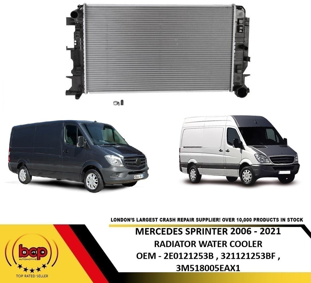 MERCEDES SPRINTER 2006 - 2021 RADIATOR WATER COOLER NEW 2E0121253B 9065000002