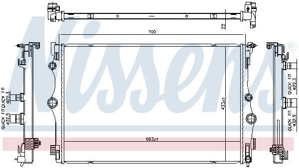 MERCEDES A - CLASS W177 V177 2018 ON WATER COOLING ENGINE RADIATOR A2475000203