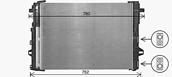 MERCEDES B CLASS W246 2012 ON AIR CONDITION CONDENSOR A/C Condenser RADIATOR