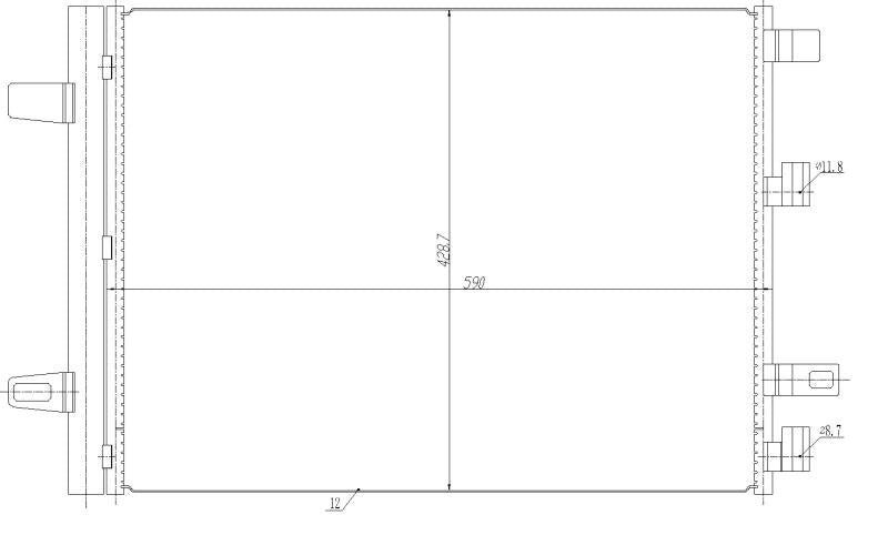 MERCEDES A CLASS W177 CONDENSER 2018 ON AIR CONDITION RADIATOR OEM SPEC
