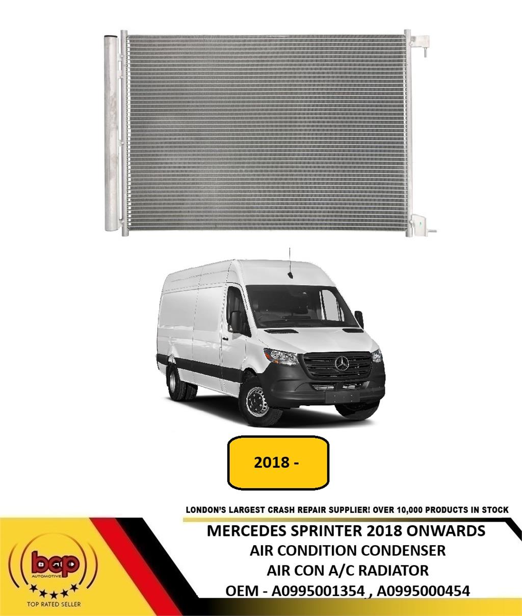 MERCEDES SPRINTER 2018 ON AIR CONDITION CONDENSER A/C AIR CON RADIATOR WITH DRYER