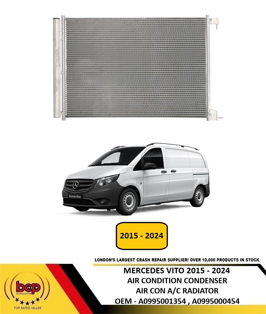 MERCEDES VITO 2015 - 2024 AIR CONDITION CONDENSER A/C AIRCON RADIATOR WITH DRYER