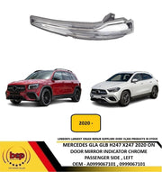 MERCEDES GLA GLB H247 X247 2020 ONWARDS DOOR MIRROR INDICATOR CHROME LEFT NEW