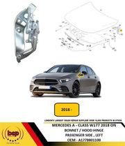 MERCEDES A-CLASS W177 2018 ON BONNET SUPPORT HINGE PASSENGER LEFT A1778801100