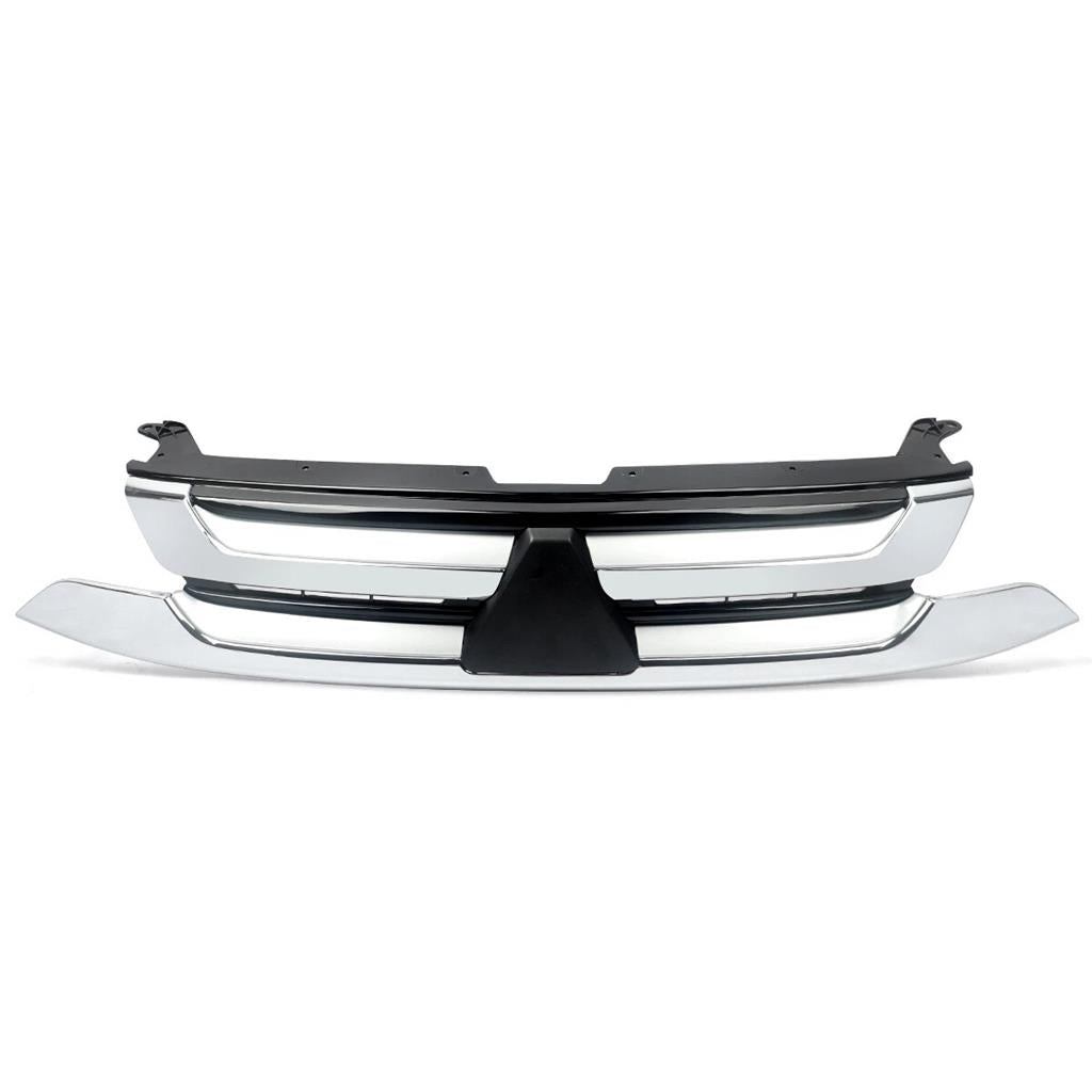 MITSUBISHI OUTLANDER 2016 - 2018 TOP RADIATOR GRILLE WITH CHROME TRIMS NO BADGE