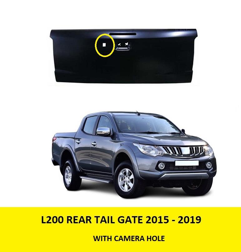 MITSUBISHI L200 2015 - 2019 TAILGATE BOOT WITH CAMERA & BRAKE LIGHT HOLE 6724A188