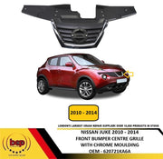 NISSAN JUKE 2010 - 2014 MAIN GRILLE RADIATOR GRILLE WITH CHROME TRIM NEW