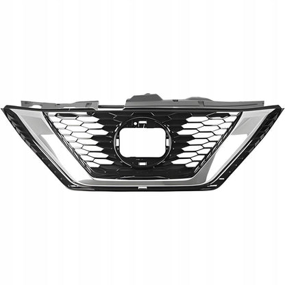 FOR NISSAN QASHQAI 2017 - 2021 FRONT GRILLE WITH CHROME with CARMERA hole