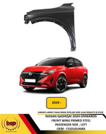 Load image into Gallery viewer, NISSAN QASHQAI 2024 ON FRONT WING FENDER PRIMED STEEL PASSENGER SIDE LEFT
