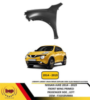 NISSAN JUKE 2014 - 2019 FRONT WING LEFT PASSENGERS SIDE PRIMED OEM QUALITY