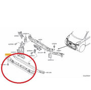 FOR NISSAN MICRA 2003 - 2009 K12 FRONT CROSSMEMBER BUMPER BAR RAD HOLDER