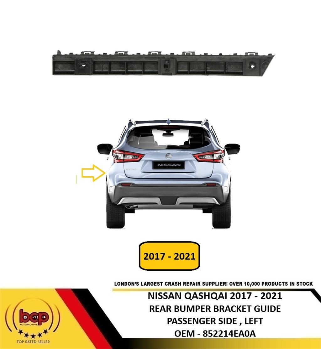 NISSAN QASHQAI 2017 - 2021 REAR BUMPER BRACKET MOUNT PASSENGER LEFT 852214EA0A