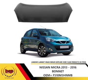 FOR NISSAN MICRA K13 2013 -2017 BONNET NEW INSURANCE APPROVED FREE DELIVERY