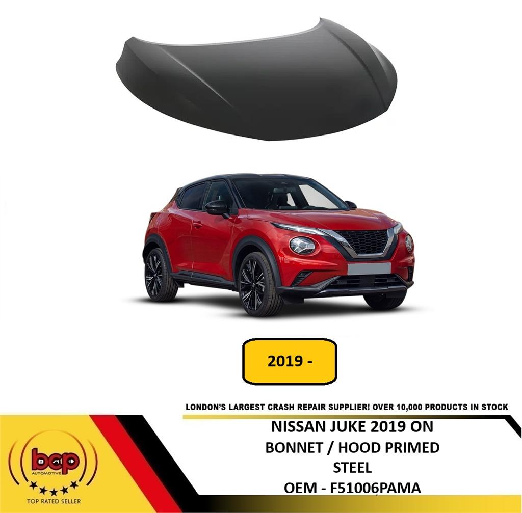 NISSAN JUKE 2020 ONWARDS BONNET HOOD PRIMED OEM F51006PAMA DELIVERED