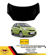 Load image into Gallery viewer, NISSAN MICRA K13 2010 -2013 BONNET HOOD PRIMED STEEL NEW INSURANCE APPROVED