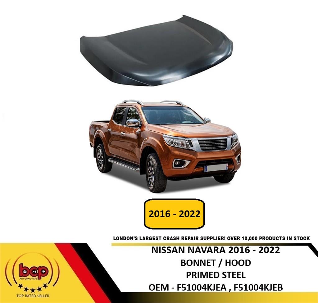NAVARA NAVARA NP300 2016 - 2022 FRONT BONNET HOOD PRIMED STEEL F51004KJEB