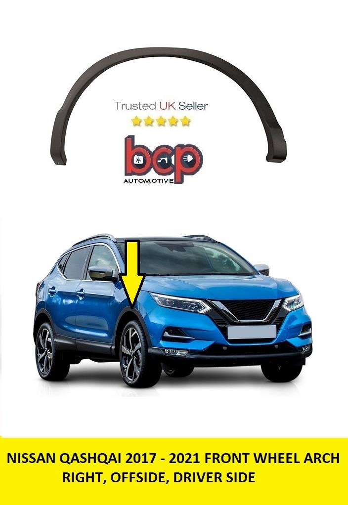 FOR NISSAN QASHQAI 2017 - 2021 FRONT WING WHEEL ARCH TRIM RIGHT DRIVER SIDE