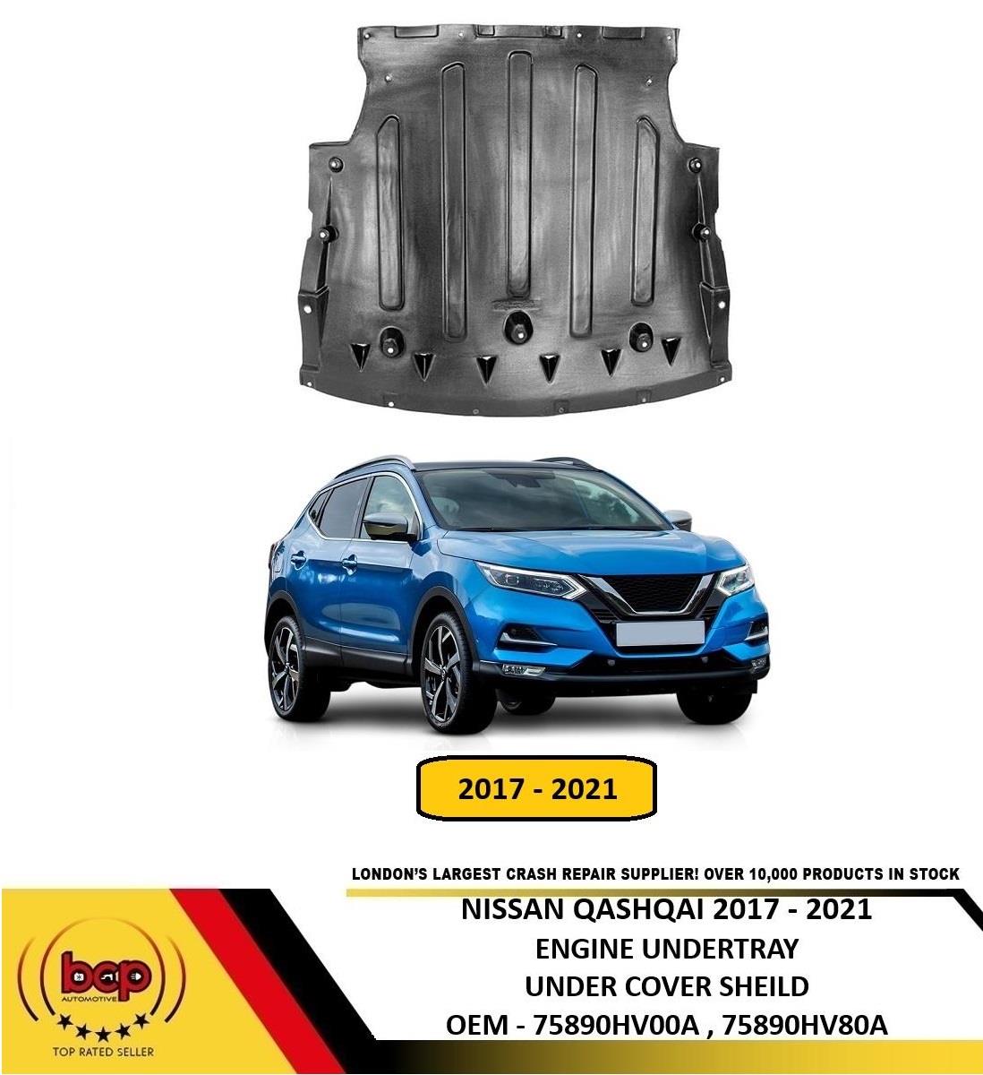NISSAN QASHQAI 2017 – 2021 ENGINE UNDERTRAY UNDER ENGINE COVER SHEILD 75890HV80A