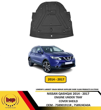 NISSAN QASHQAI 2014 – 2017 ENGINE UNDER TRAY COVER GUARD SHEILD NEW