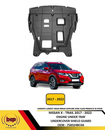 NISSAN X - TRAIL 2017 - 2022 ENGINE UNDERTRAY UNDERCOVER SHIELD GUARD 758324BC0A