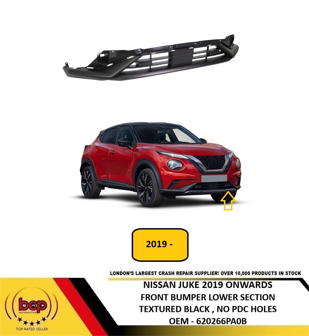 NISSAN JUKE 2020 ONWARD FRONT BUMPER LOWER SPOLIER BUMPER TRIM