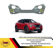 NISSAN JUKE 2019 ON FRONT BUMPER PRIMED WITH PARKING SENSOR HOLES
