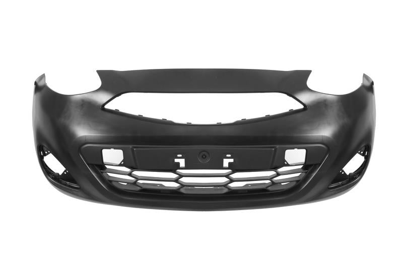 FITS NISSAN MICRA K13 2013–2017 FRONT BUMPER SMOOTH BLACK NOT PRIMED 620223HN0H